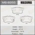 Колодки тормозные задн Honda Accord (11-13), Accord Tourer (08-13), Civic (12-15), CR-V (01-16), Crosstour (13-15)/ Suzuki Kizashi (09-20) MASUMA MS8255 (фото 1)