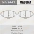 Колодки тормозные передн Toyota RAV 4 (00-05) MASUMA MS1447 (фото 1)