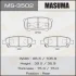 Колодки тормозные задн Mitsubishi Lancer (03-07), Outlander (03-09) MASUMA MS3502 (фото 1)