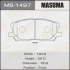 Колодки тормозные передн Lexus RX 300, 330, 350 (04-08) MASUMA MS1497 (фото 1)