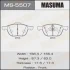 Колодки тормозные передн Ford Focus (04-)/ Mazda 3 (03-), 5 (05-15) MASUMA MS5507 (фото 1)