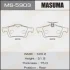 Колодки тормозные задн Ford Focus (04-)/ Mazda 3 (03-), 5 (05-15) MASUMA MS5903 (фото 1)