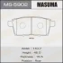 Колодки тормозные задн Mazda CX-7 (06-11), CX-9 (08-12) MASUMA MS5902 (фото 1)