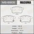 Колодки тормозные задн Honda Accord (08-12) MASUMA MS8905 (фото 1)