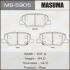 Колодки тормозные задн Mazda 6 (12-16)/ Mitsubishi ASX (12-14), Outlander (12-) MASUMA MS5905 (фото 1)