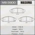 Колодки тормозные передн Mitsubishi L200 (07-), Pajero Sport (09-15) MASUMA MS3900 (фото 1)