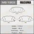 Masuma MS1903 Колодки тормозные задн Toyota Venza (09-16) (MS1903) MASUMA MS1903
