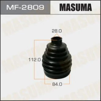 Пыльник ШРУСа наружный(пластик)+спецхомут Mitsubishi ASX (10-), Lancer (10-15), Outlander (09-) MASUMA MF2809