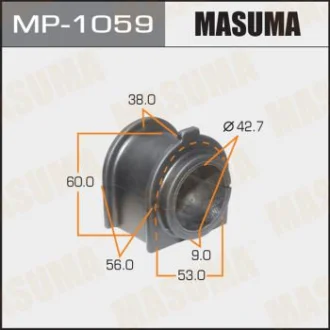 Фото 1 - втулка стабилизатора переднего Toyota Land Cruiser (07-) (Кратно 2 шт) MASUMA MP1059 Втулка стабилизатора переднего Toyota Land Cruiser (07-) (Кратно 2 шт) MASUMA MP1059 (фото 1)