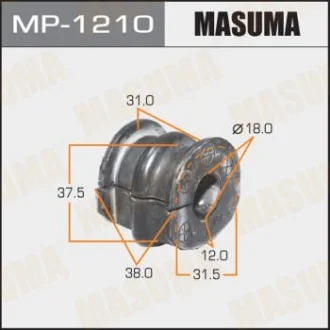 Фото 1 - втулка стабилизатора переднего Nissan Micra (10-13) (Кратно 2 шт) MASUMA MP1210 Втулка стабилизатора переднего Nissan Micra (10-13) (Кратно 2 шт) MASUMA MP1210 (фото 1)
