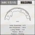Колодки тормозные стояночного тормоза Nissan Juke (10-), Leaf (10-13), Qashqai (06-13), Tida (07-), X-Trail (07-14) MASUMA MK1515 (фото 1)