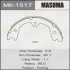 Masuma MK1517 Колодки тормозные стояночного тормоза Infinity FX35 (02-10), QX60 (13-)/ Nissan Murano (04-), Pathfinder (13-) (MK1517) Masuma MK1517