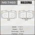 Masuma MS7463 Колодки тормозные (MS7463) MASUMA MS7463