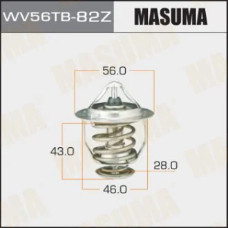 Термостат Lexus/Toyota 1.4, 1.6, 1.8, 2.4 (-09) 3.5 (-17) MASUMA WV56TB82Z