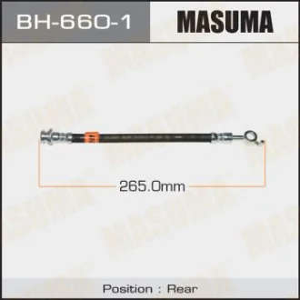 Фото 1 - шланг тормозной MASUMA BH6601 Шланг тормозной MASUMA BH6601 (фото 1)