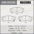 Колодки тормозные передн MASUMA MS5239 (фото 1)