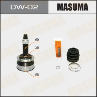 ШРУС 29x52x22 CHEVROLET AVEO (T250, T255), CHEVROLET LACETTI (J200) MASUMA DW02 (фото 1)