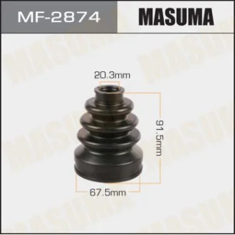 Фото 1 - Пыльник ШРУСа HONDA CIVIC VIII (05-12), HONDA JAZZ II, HONDA CIVIC VII MASUMA MF2874 Пыльник ШРУСа HONDA CIVIC VIII (05-12), HONDA JAZZ II, HONDA CIVIC VII MASUMA MF2874 (фото 1)