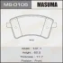 Колодки тормозные передн MERCEDES-BENZ 109 CDI (415.601, 415.603, 415.605), 108 CDI (415.601, 415.603), 112 (415.603), 111 CDI (12-18) MASUMA MS0106 (фото 1)