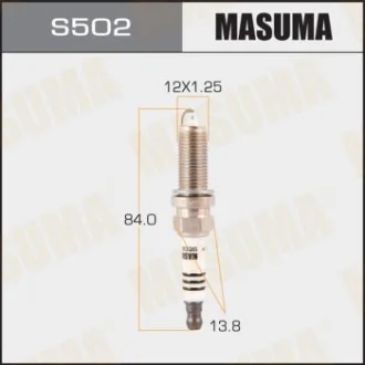 Свеча зажигания IRIDIUM+PLATINUM (SC20HR11) (ILKAR7B11) MASUMA S502IP