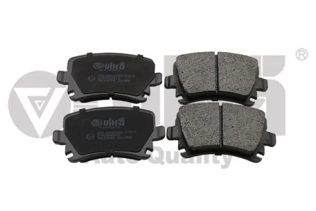 Колодки тормозные задние Skoda Octavia (04-13)/VW Golf (04-),Jetta (06-11),Touran (03-10)/Seat Leon (06-13),Toledo (05-09) VIKA 66980001701 (фото 1)