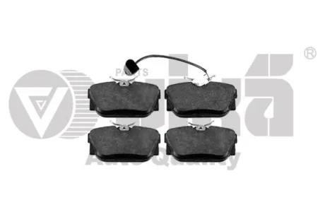 Колодки тормозные задние с датчиком износа VW T4 (97-04) VIKA 66980001801 (фото 1)