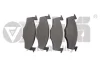 VIKA 66980004701 Колодки тормозные передние VW GO97-99,Polo (97-02),VE97-98/Seat Cordoba (97-02),00-02,Ibiza (97-02),Toledo (97-99) (66980004701) VIKA 66980004701
