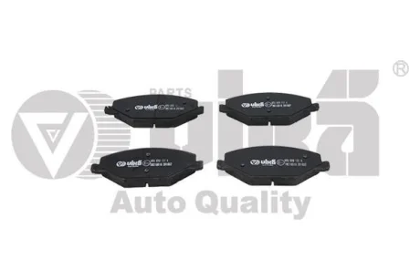 Колодки тормозные передние Skoda Fabia (11-14)/VW Polo (10-15) VIKA 66981218501 (фото 1)