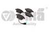 Колодки тормозные передние с датчиком износа Skoda Octavia (13-)/VW Golf (13-)/Audi A3 (13-) VIKA 66981688801 (фото 1)