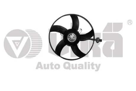 Вентилятор радиатора 100W Skoda Fabia (00-04,05-14), Rapid (13-)/VW Polo (02-)/Seat Ibiza (02-05,06-12,13-), Toledo (13-) VIKA 99590015501 (фото 1)