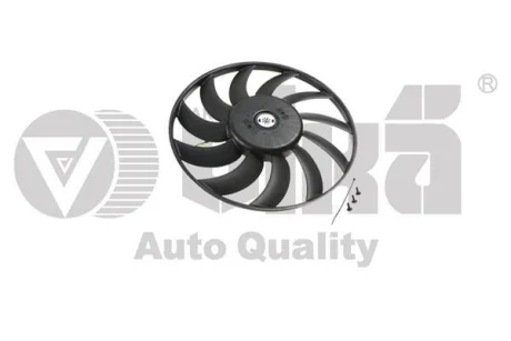 Вентилятор радиатора 400W Audi A4 (01-08), A6 (02-05) VIKA 99590016701 (фото 1)