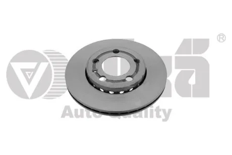 Диск тормозной передний Skoda Fabia (00-10)/VW Golf (96-03),Polo (02-10) VIKA 66150024201 (фото 1)