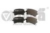 VIKA 66981056201 Колодки тормозные задние VW Passat (09-12),Sharan (11-) (66981056201) VIKA 66981056201
