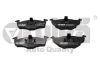 VIKA 66981102801 Колодки тормозные передние VW Golf (96-99)/Seat Ibiza (93-99),Toledo (92-99) (66981102801) VIKA 66981102801