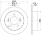 Диск тормозной задний Hyundai Tucson 2.0 (04-10)/ Kia Sportage, Magentis 2.0, 2.7 (09-) Nisshinbo ND6002K (фото 1)