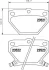 Колодки тормозные дисковые задние Toyota Yaris, Corolla 1.3, 1.4, 1.5, 1.6 (01-05) Nisshinbo NP1032 (фото 1)