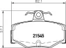 Колодки тормозные дисковые задние Nissan Almera 1.5, 2.2 (03-) Nisshinbo NP2050 (фото 1)