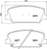 Колодки тормозные дисковые передние Kia Ceed, i30 1.4, 1.6 (12-) Nisshinbo NP6047 (фото 1)