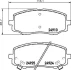 Колодки тормозные дисковые передние Hyundai i10, i20/Kia Picanto 1.0, 1.1, 1.2 (04-) Nisshinbo NP6085 (фото 1)