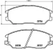 Колодки тормозные дисковые передние Hyundai Terracan 2.9, 3.5 (03-06) Nisshinbo NP6092 (фото 1)