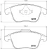 NISSHINBO NP5077 Колодки тормозные дисковые передние Ford Galaxy (06-15)/Mondeo (07-15)/S-Max (06-14)/Citroen C5(01-)/Peugeot 407 SW (04-10) (NP5077) NISSHINBO NP5077