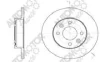 Диск тормозной (цена за 2 шт) Renault Clio 1.2; 1.9 D (86-) Automotor france ADC4705 (фото 1)