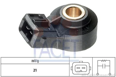 Датчик детонації Duster (15-)/Megane IV (15-) 1.6 16V (9.3143) FACET 93143