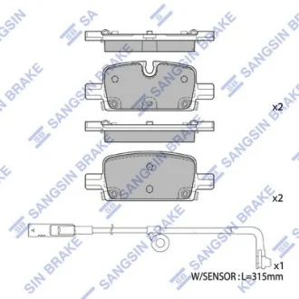 HI-Q Колодки гальмівні задні Chevrolet Tahoe (22-), GMC Yukon (22-), Cadillac Escalade (22-) HI-Q Hi-Q (SANGSIN) SP4395
