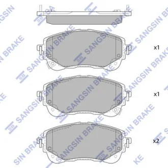 HI-Q Колодки гальмівні передні Toyota Corolla (19-) HI-Q Hi-Q (SANGSIN) SP4368