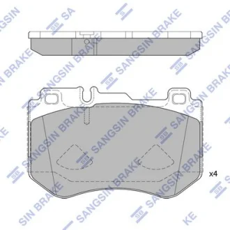 HI-Q Колодки гальмівні передні MB C-CLASS (W205) (14-) HI-Q Hi-Q (SANGSIN) SP4192