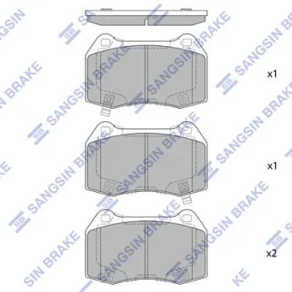 HI-Q Колодки гальмівні передні Honda Civic (06-) HI-Q Hi-Q (SANGSIN) SP4172