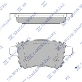 HI-Q Колодки гальмівні задні Renault Kangoo (08-), MB Citan (415) (13-) HI-Q Hi-Q (SANGSIN) SP4158