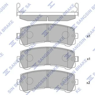 HI-Q Колодки гальмівні задні Nissan Patrol (06-) HI-Q Hi-Q (SANGSIN) SP4157