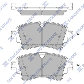 HI-Q Колодки гальмівні задні Audi A4 (15-) HI-Q Hi-Q (SANGSIN) SP4112